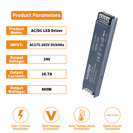 24v LED Driver Power Supply, 400w LED Light Transformer_1