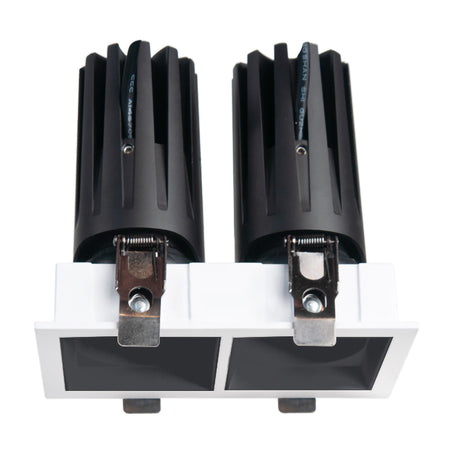 Adjustable LED Ceiling Spotlight, Recessed Double Light_1