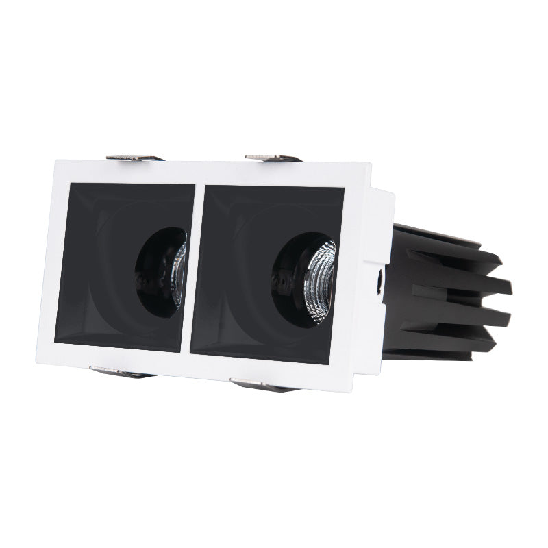 Adjustable LED Ceiling Spotlight, Recessed Double Light_9