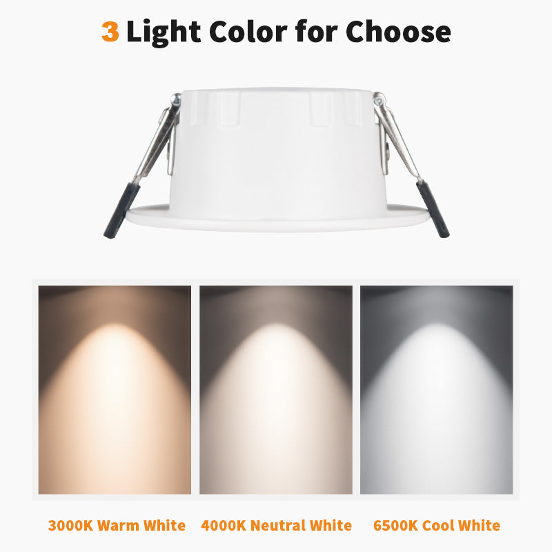 Recessed LED Downlights, 9W Fire Rated Ceiling Lights_2