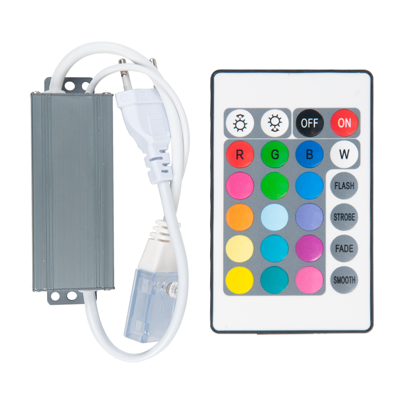 LED Driver with LED Strip Connector, RGB RF Wireless Remote Controller - 500W - AC 100-130V / 200-240V