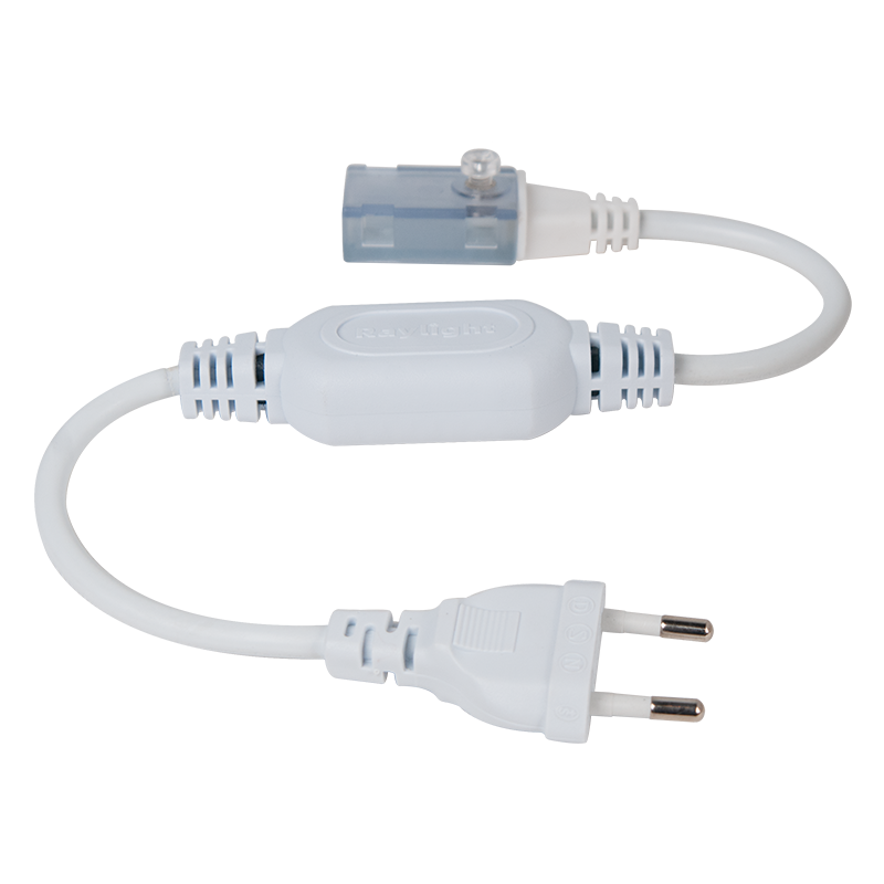 LED Light Strip Connectors - Plug and Play LED Power Cord - 8A - AC 100-130V / 200-240V