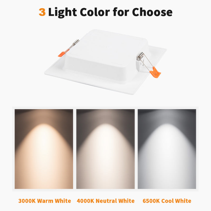 24W Recessed LED Downlight Square Ceiling Light_2