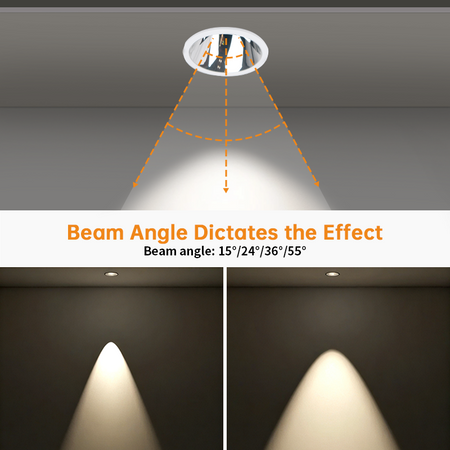 LED Recessed Spotlight, Adjustable Ceiling Light Fixture_5