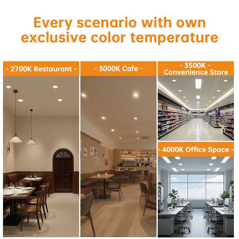 Trimless Recessed Spotlight, Adjustable LED Ceiling Lights_3