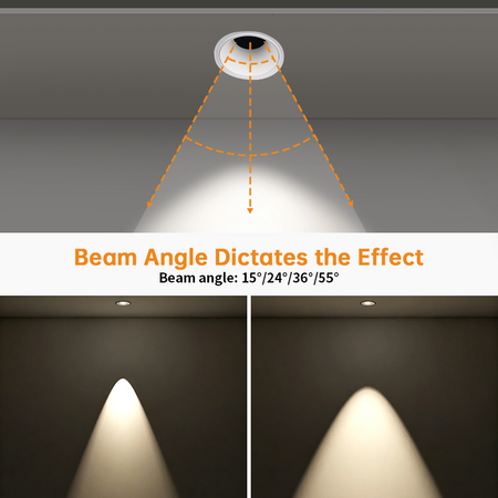 Trimless Recessed Spotlight, Adjustable LED Ceiling Lights_9