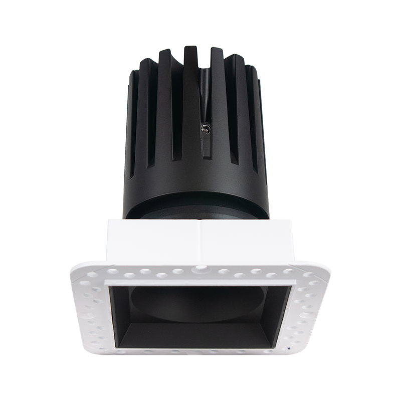 Square Led Spotlight Recessed Square Spotlight, Adjustable LED Trimless Spotlights, 1200 Lu ...