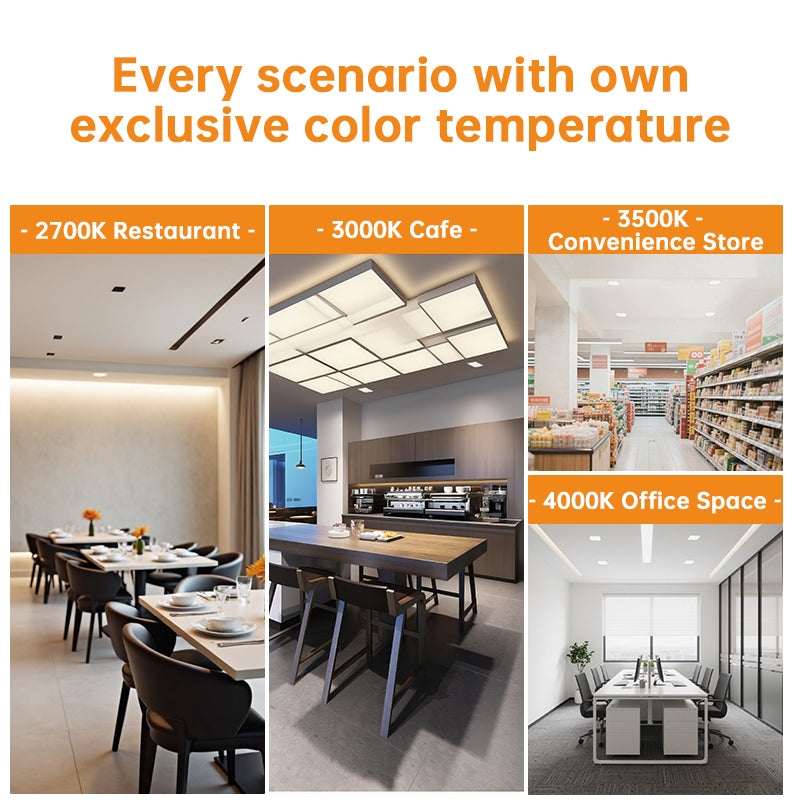 Recessed Square Spotlight, Adjustable LED Trimless Spotlights_8