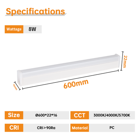 T5 LED Bulb, fluorescent light replacement_9