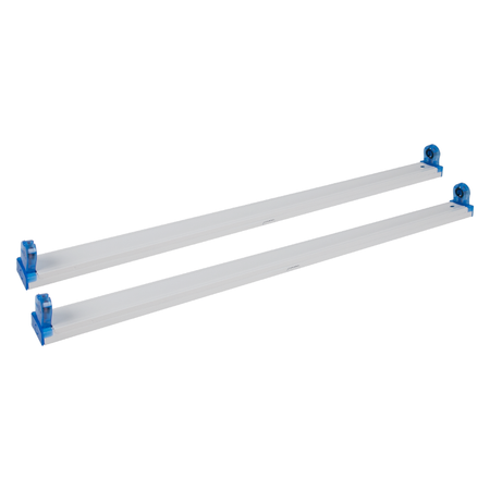 Tube Light Holder Frame - T8 LED Bracket fits Fluorescent Tubes or LED Tubes 5