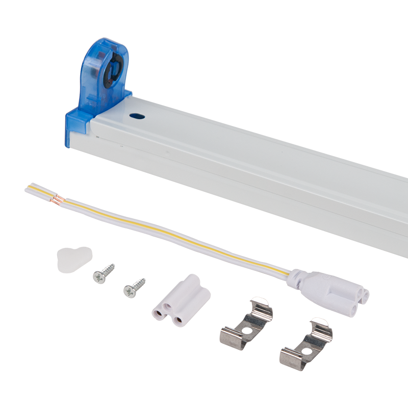 Tube Light Holder Frame - T8 LED Bracket fits Fluorescent Tubes or LED Tubes 1 
