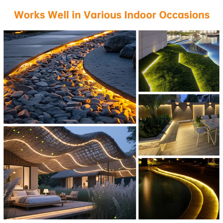 RGB LED Strip Light, Waterproof Silicone LED Strip_4