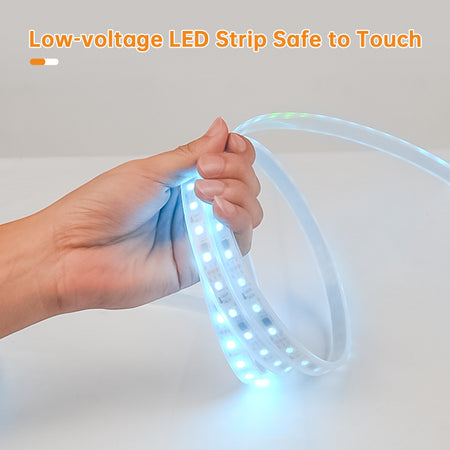 RGB LED Strip Light, Waterproof Silicone LED Strip_5