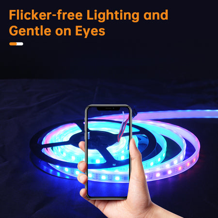 RGB LED Strip Light, Waterproof Silicone LED Strip_8