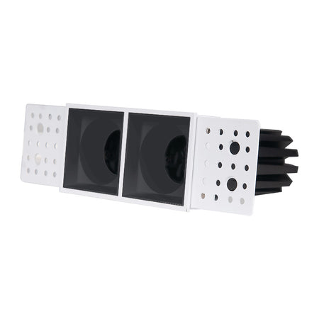 double spotlight, recessed led ceiling light frameless