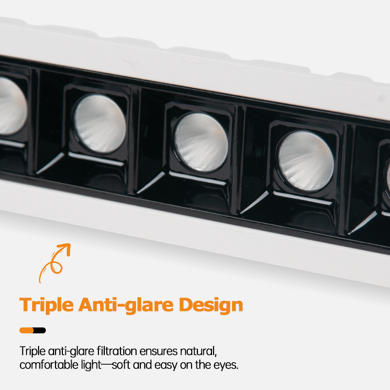 LED Linear Strip Light, Anti-glare Ceiling Spotlight