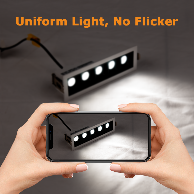 LED Linear Light, Array Recessed Spotlights, 600 Lumens, 10W, 20 Pack ...